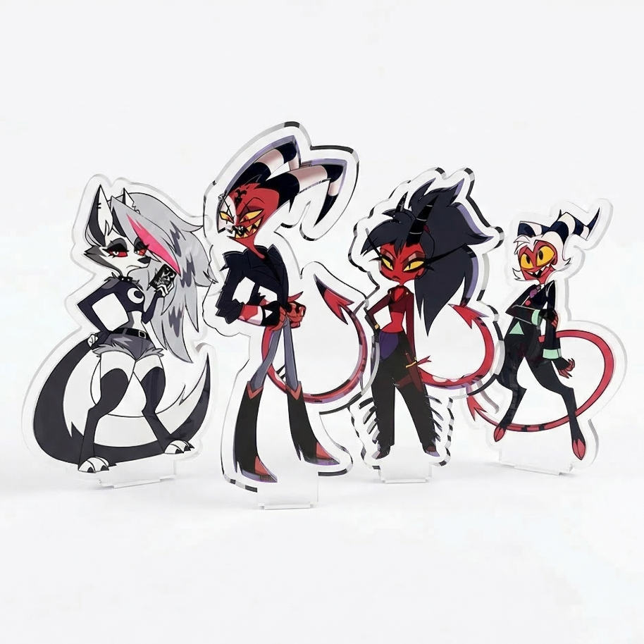 Flashback Acrylic Character Standees with Bases (set of 5)